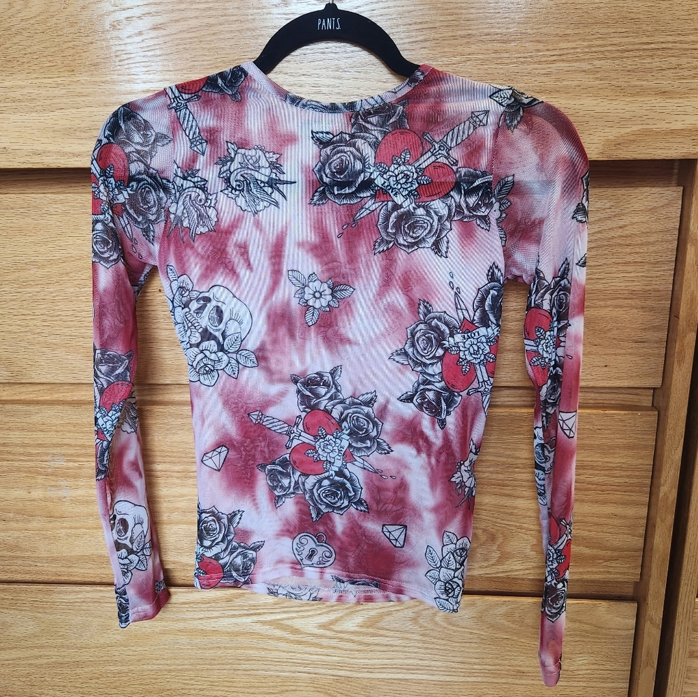 Missguided mesh longsleeve